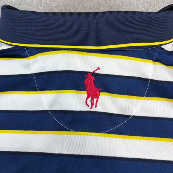 Polo‎ Ralph Lauren Polo Mens XL US Open 2020 Winged Foot Striped Golf Polo Shirt - Picture 8 of 14